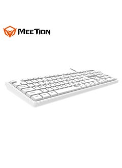 Meetion MEETION USB STANDARD WIRED KEYBOARD WHITE K300 Silent touch UV layout not easy to remove High-quality membrane keyboard  - Image 4