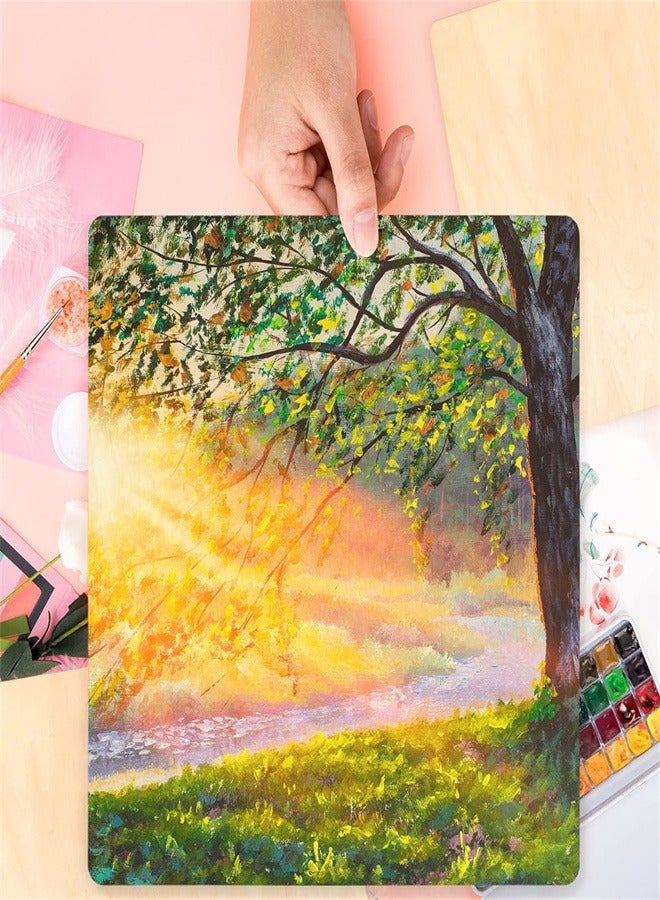 Basswood Sheets for Crafts, 8 Pack Unfinished Wood Pieces Wood Sheets Plywood Sheets with Smooth Surfaces - Crafts Wood Perfect for Architectural Models Laser Cutting Sawing, Drawing Painting - Image 5