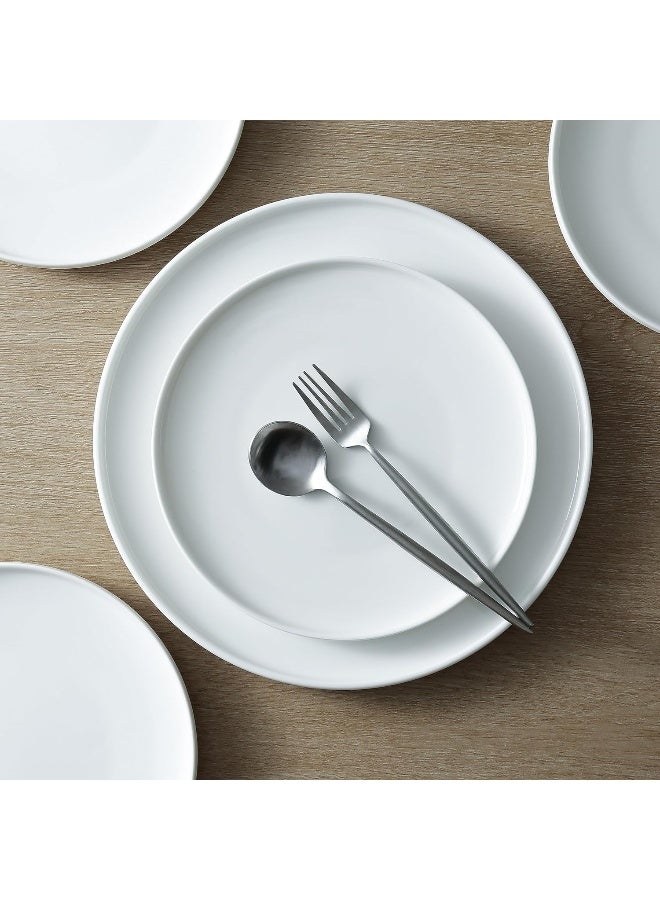 Stone Lain Quinn Bone China 12Piece Dinnerware Set White - Image 4