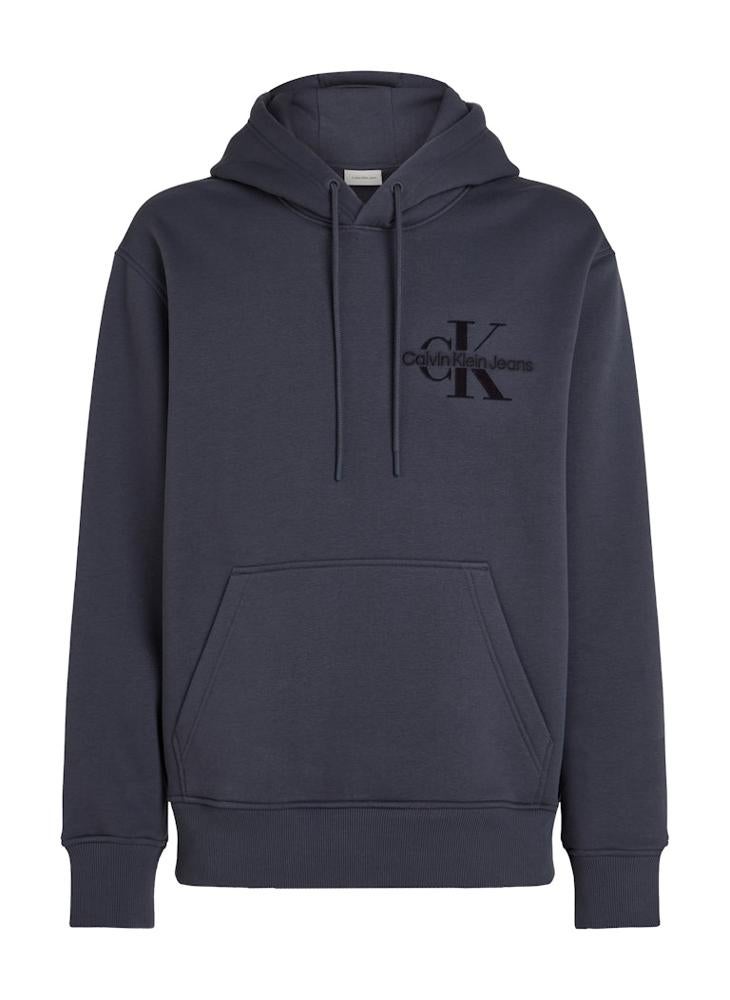 Calvin Klein Jeans Logo Print Drawstring Hoodie  - Image 5