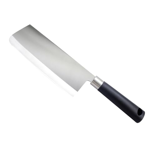 IBELL FA01 Premium Kitchen Knife/Cleaver, Big Size, Stainless Steel, for Cutting Fruits, Vegetables and Meat (Black) - Image 1
