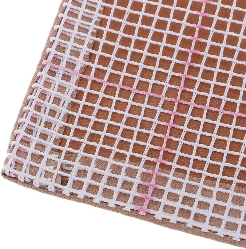 klarako Pack of 2 DIY Latch Hook Kit Custion Covers Cartoon Rabbits 17 inch x 17 inch, Use it To Make Pillows, Cushions or Mats. - Image 4