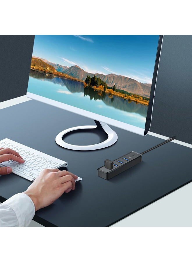 SmartQ H302S USB 3.0 Hub for Laptop with 2ft Long Cable, Multi USB Port Expander, Fast Data Transfer USB Splitter for Laptop, Compatible with Windows PC, Mac, Printer, Mobile HDD - Image 5