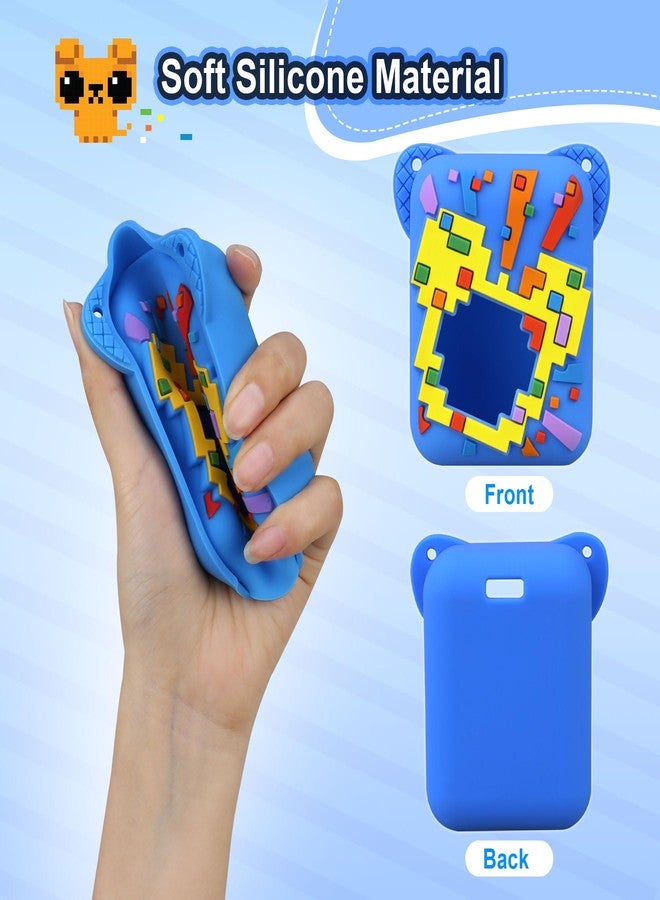 Canboc Silicone Case for Bitzee Disney Interactive Toy Digital Pet, Protective Skin Cover for Bitzee Virtual Electronic Digital Pet Kids Disney Toys, Blue (Case Only) - Image 5