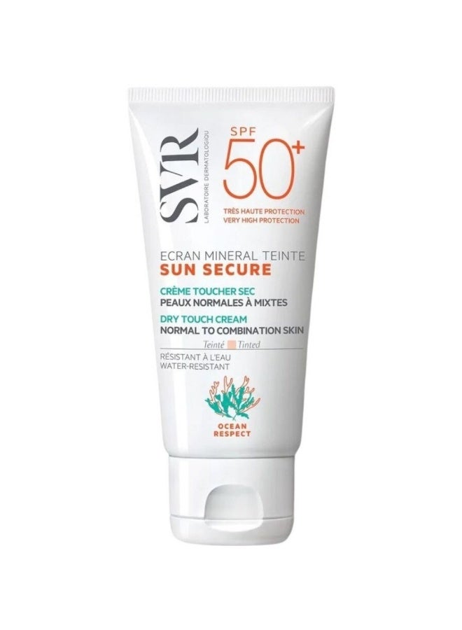 اس في أر كريم SVR Sun Secure Mineral Tinted Cream للبشرة العادية إلى المختلطة 50 مل - Image 1