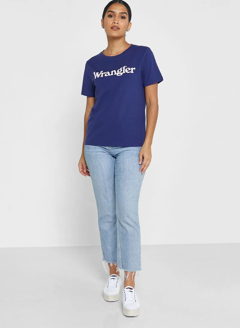 Wrangler Crew Neck Logo T-Shirt