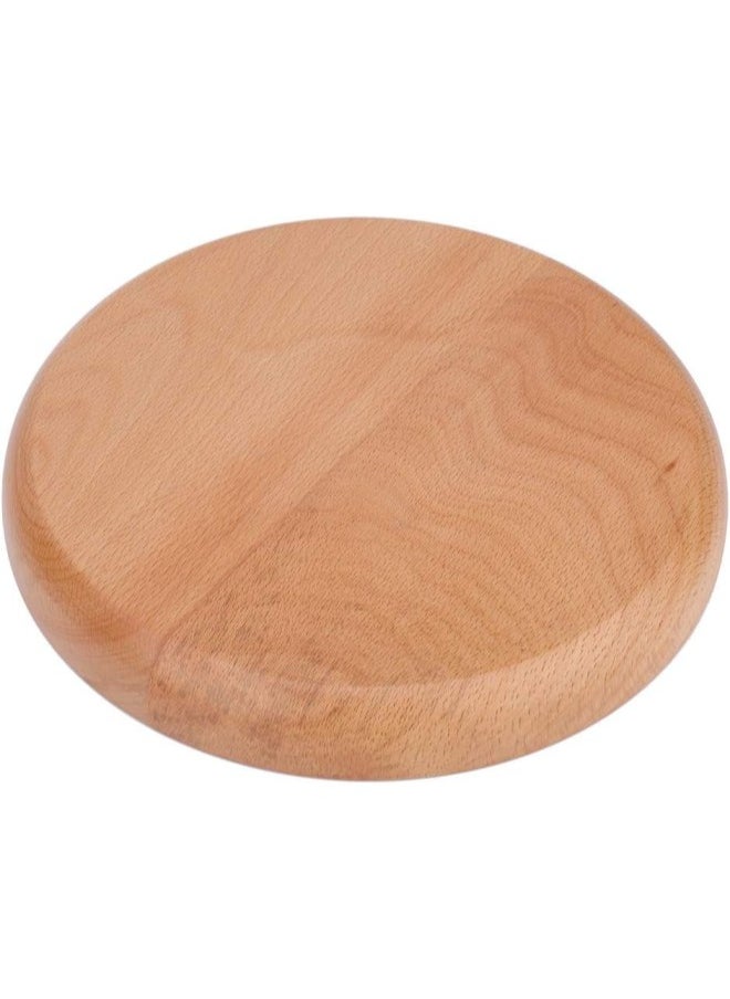 silvercnc Serving Dish,Wooden Serving Tray with Divided Plates Portion Platters Meal Portion Control Plate for Kidsu0026 Adults, Balanced Meal Plate,30cm /12 inch  - Image 4