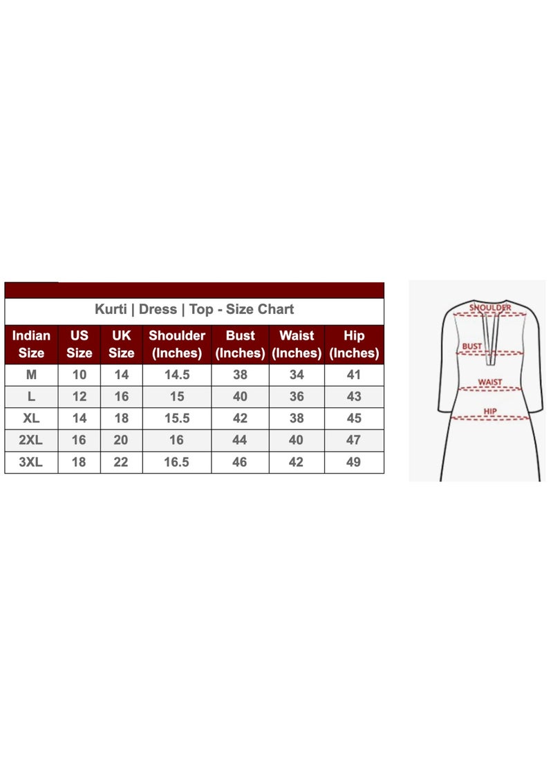 IndHeritage - Indian Premium Cotton Kurti - Image 1