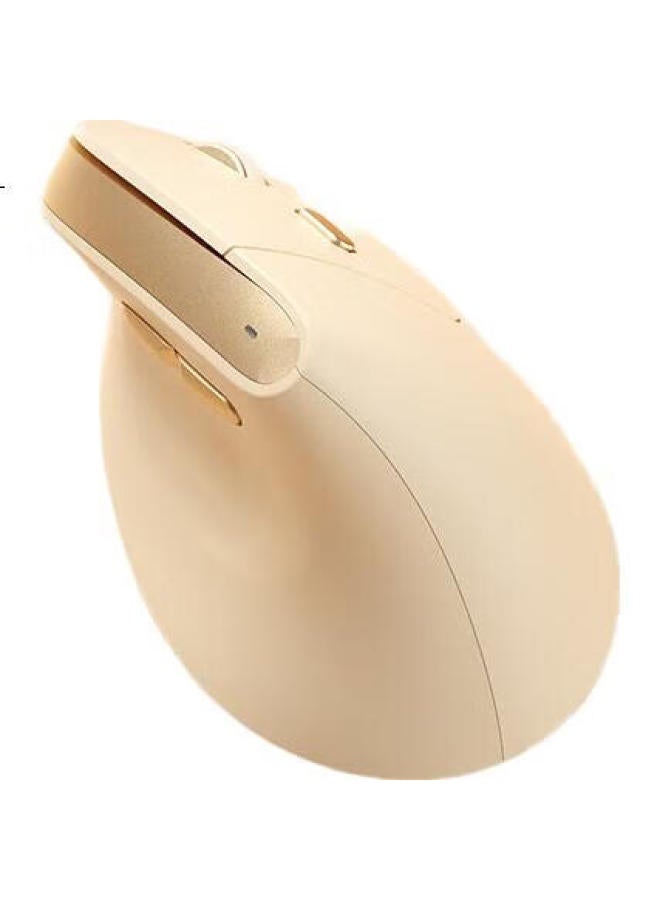 B.O.W Hangshi Mw190 Ergonomic Wireless Mouse For Laptop And Desktop Computer, Quiet Drawing And Modeling, Office And Home Use, Suitable For Small And Medium Hands, Vertical Standing Design, Gray And Black Color - Image 3