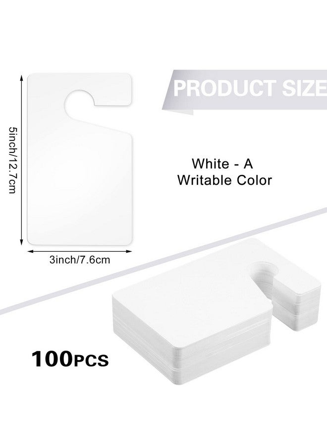 فيسينبال مجموعة من ١٠٠ بطاقة تعليق فارغة لتصريح ركن السيارة من Vicenpal، مقاس ٣ × ٥ بوصات، لمرآة الرؤية الخلفية للسيارة (أبيض) - Image 4