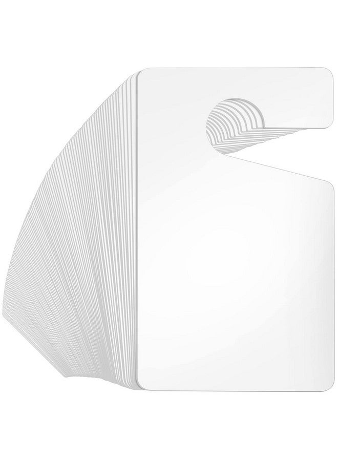 فيسينبال مجموعة من ١٠٠ بطاقة تعليق فارغة لتصريح ركن السيارة من Vicenpal، مقاس ٣ × ٥ بوصات، لمرآة الرؤية الخلفية للسيارة (أبيض) - Image 1