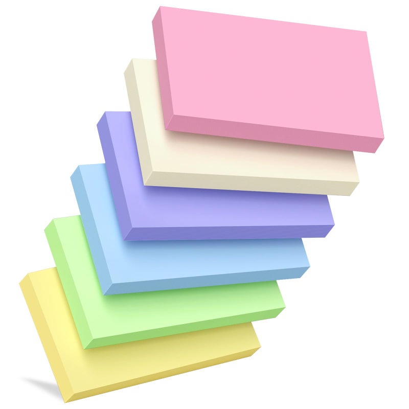 Aidunmis Colored Index Cards 3x5, 300 Pcs Blank Index Cards 3x5, Double-Sided Blank Flashcards, 6 Colors Note Cards 3 x 5, Heavy Bright Flash Cards for Studying, Colored Notecards for Office, School, and Home - Image 1