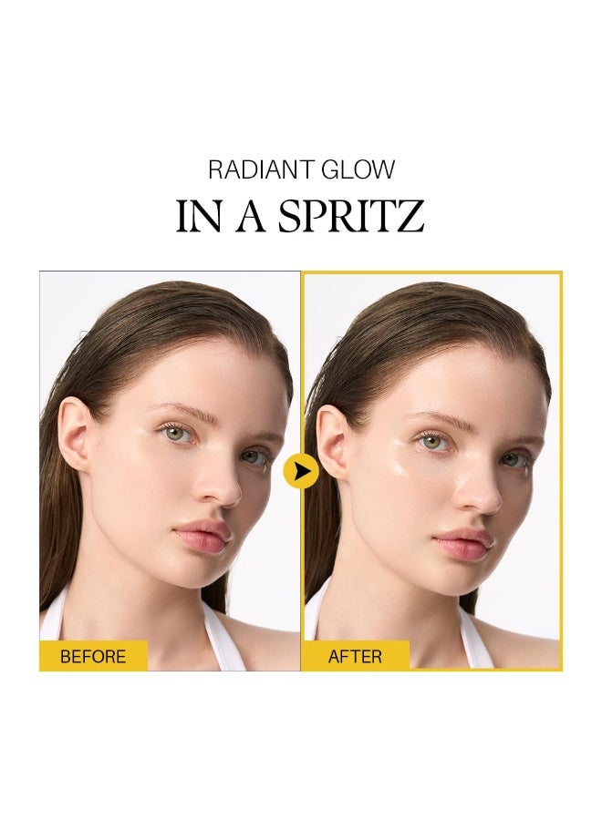 d'alba Piedmont مصل رذاذ الكمأة البيضاء الإيطالي الأول من d'Alba للعناية بالبشرة النباتية ورذاذ الوجه المرطب مع مصل توهج الكمأة البيضاء للبشرة المشعة، الكل في واحد، 3.38 أونصة سائلة - Image 2