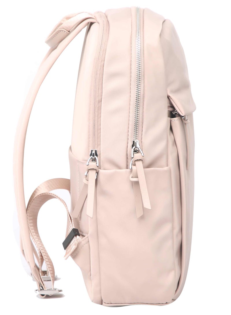 Bopai Premium Lightweight Laptop Backpack for Women Water Resistant Multifunctional Anti-Theft Nylon Daypack for Casual Office School College Travel, BO-LB221, Pink - Image 5