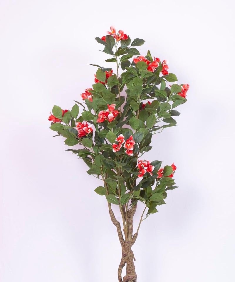Home Bloom Artificial Pink Bougainvillea Plant with Pot - 4.2 Feet | Realistic Plant - Trees - Flowers | Indoor Tropical | Home - Shop - Office | Gifting - Décor - Ambience - Durable | No Maintenance - Image 5
