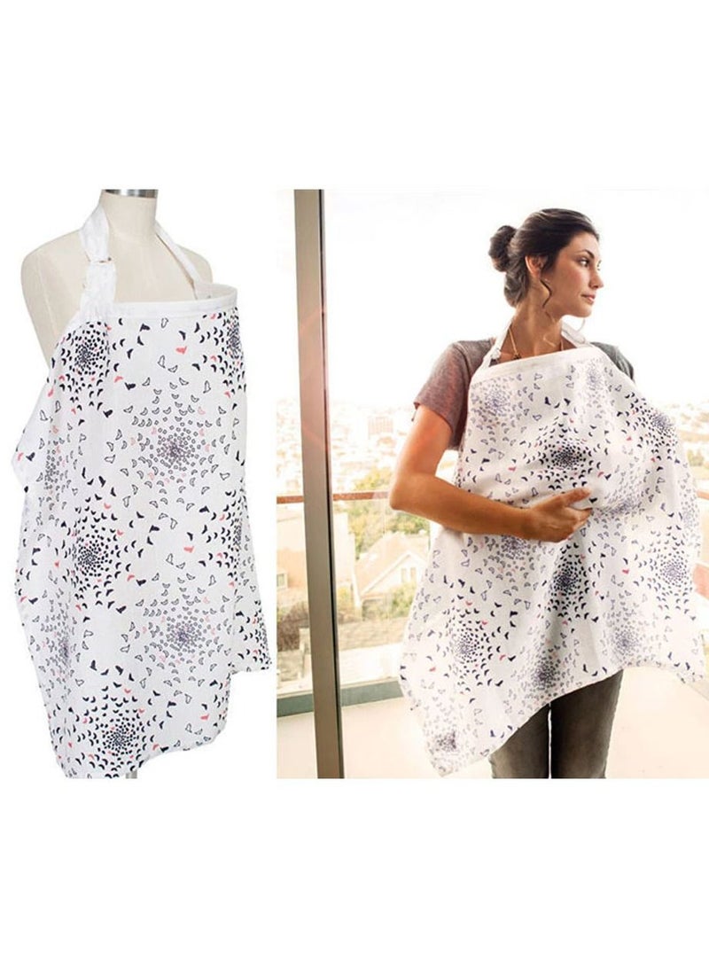 MARGOUN Nursing Cover Breastfeeding Privacy Feeding Cover Maternity Cotton Apron Adjustable Full Coverage Shawl Cloth  - Image 2