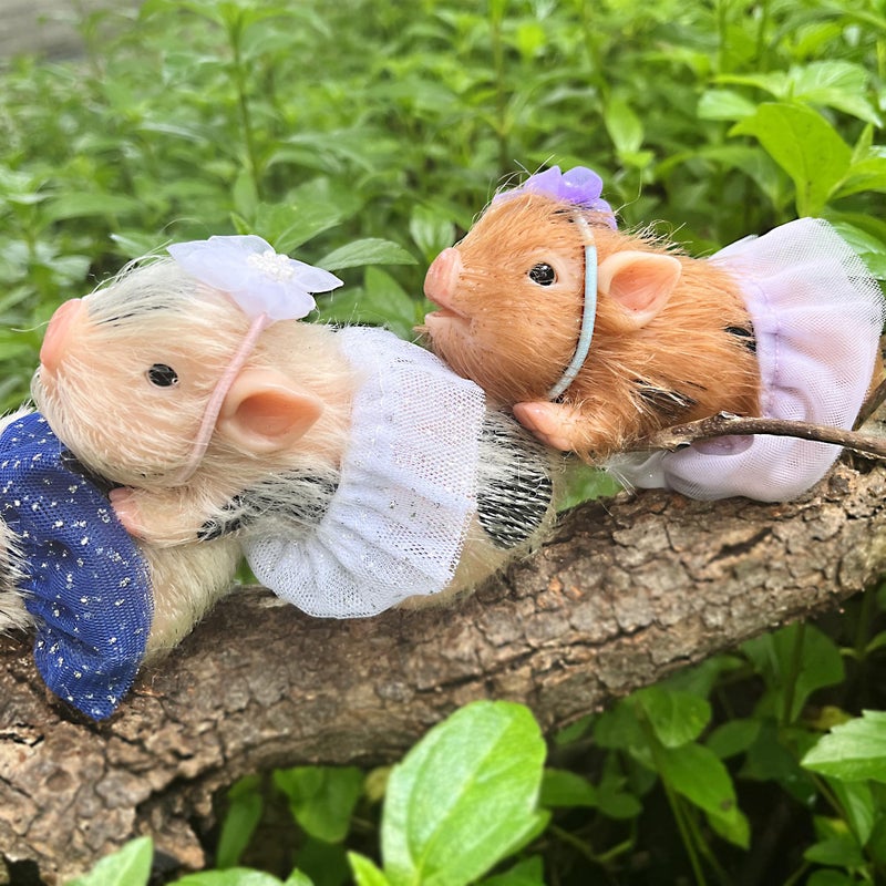 OtardDolls Lifelike Reborn Pig Dolls, 5 Inch Soft Realistic Newborn Cute Pig Dolls with Toy Accessories for Birthday, Christmas - Image 5