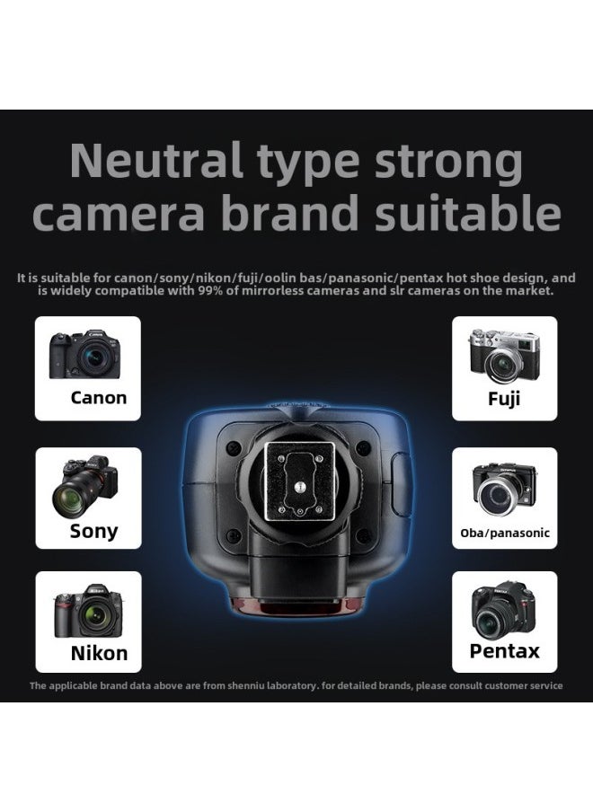 Generic Shenniu TT600 Flash SLR Camera For Canon Nikon Sony Universal High-speed Machine Top Hot Shoe Lamp-Color:Tt600+5 Battery  - Image 4