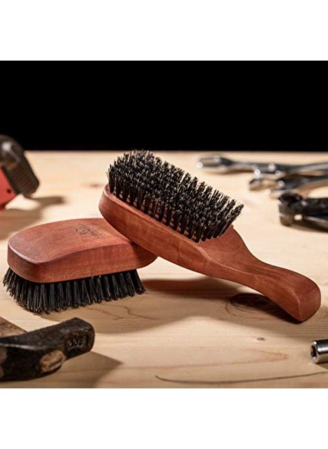 ZilberHaar - Major Men'S Hair And Beard Brush Soft Boar Bristles Massages And Exfoliates Skin And Scalp Ideal Men'S Grooming Accessory Made In Germany - Image 1