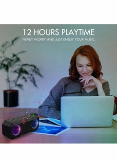 Y&D Portable Bluetooth Speaker,IPX7 Waterproof Wireless Speaker with 16W Loud Stereo Sound, Outdoor Speakers 5.0, 12H Playtime  - Image 2