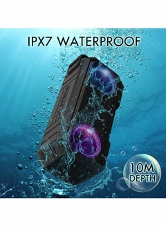 Y&D Portable Bluetooth Speaker,IPX7 Waterproof Wireless Speaker with 16W Loud Stereo Sound, Outdoor Speakers 5.0, 12H Playtime  - Image 5