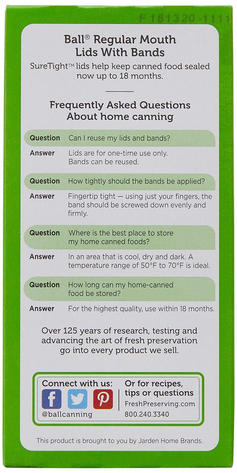 Ball غطاء وأشرطة ميسون BX12 - Image 4