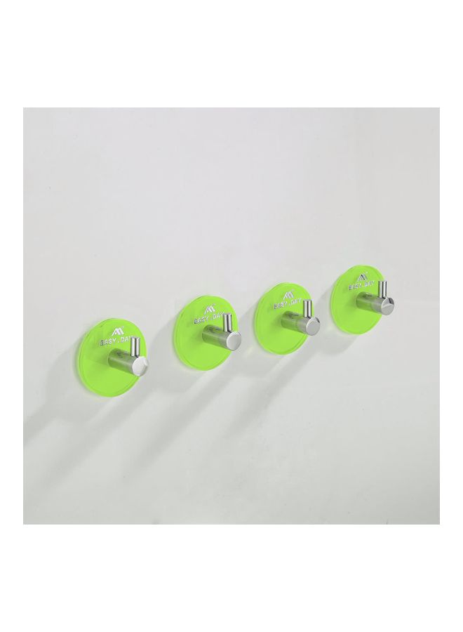 EASY.DAY Wall Mounted Towel Hats Hanging Hook green 5.5x4.5x5.5cm - Image 4
