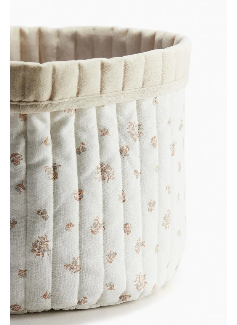 H&M Large quilted storage basket