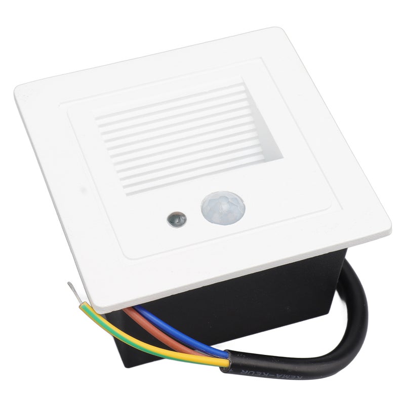 LED Corner Wall Lamp Recessed Warm White Iron Baking Varnish Body Induction Step Light for Stairway 85‑260V - Image 2