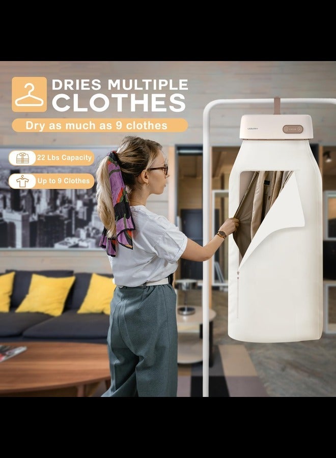 Portable Laundry Dryer for Baby Clothes, Underwear, Socks, Safe and Convenient Quick Dryer, Compact Dryer for Home, Apartment, RV, Travel  - Image 3