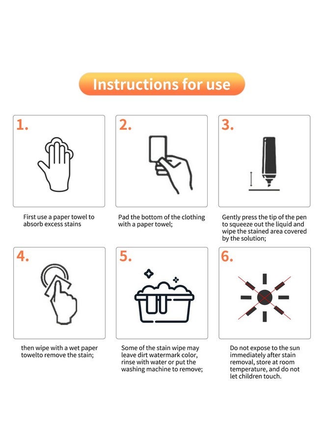 KEHOO Bleach Pen,Bleach Pen for Clothing,stain remover pen,More effective stain removal,Travel Size Toiletries,Travel Essentials,Travel Accessories,Instantly Remove New Stains(2pcs) - Image 3