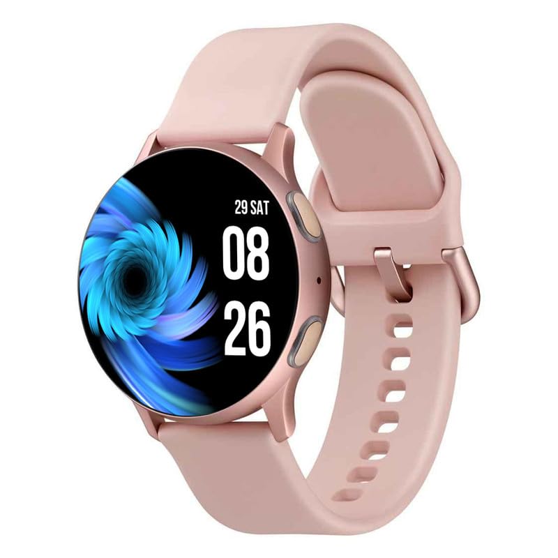 PunnkFunnk Active 2 Smart Watch with 2 Series | Bluetooth 4.0 +5.0 Dual Mode | LCD 1.3 Inch | Aluminum Dial | Silicon Straps | Clip Charge Mode | Bluetooth Calling Smartwatch (Peach) - Image 1