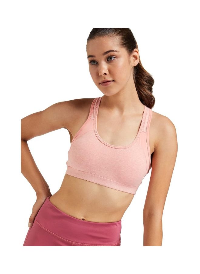 JOCKEY Jockey 1380 Women Wire free Padded Super Combed Cotton Elastane Stretch Printed Full Coverage Racer Back Styling Active Bra with Stay Fresh and Moisture Move Treatment  - Image 1
