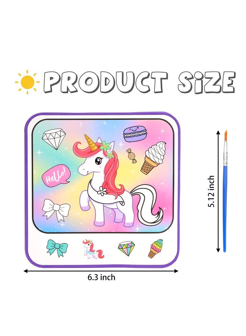 Captaintech Water Color Paint Sets for Kids, Water Coloring Book and Watercolor Paint Set, Pocket Watercolor Painting Book, Paint With Water Books for Toddlers, Gifts for Children's Day - Image 3