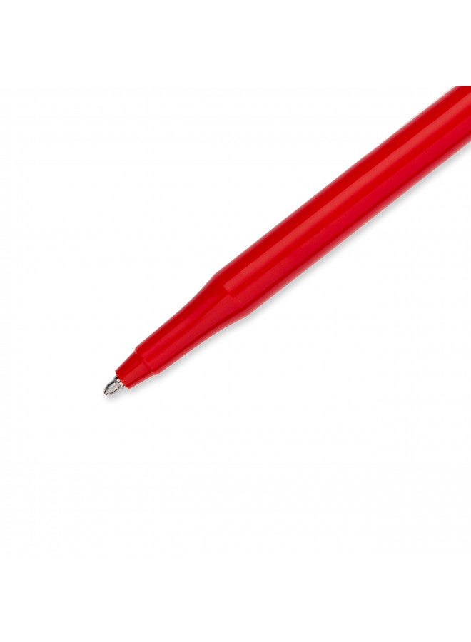 Paper Mate EraserMate Erasable Pen, Medium Point, Red, Box of 12 - Image 2