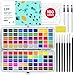 Caliart Watercolor Paint Set 100 Colors Portable Water Color Palette Kit with Detail Paint Brush Art Supplies Watercolor Painting Kit Coloring Gifts for Adults Beginners Professional Artists - Image 3