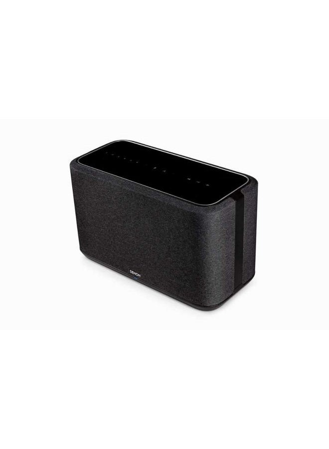 DENON Home 350 Wireless Smart Speaker – Powerful Stereo Sound, Wi-Fi & Bluetooth, HEOS Built-in, Alexa Built-in, Siri & AirPlay 2, Spotify Connect, Multi-Room Support, Black - Image 1