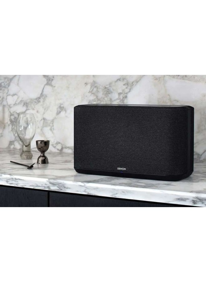 DENON Home 350 Wireless Smart Speaker – Powerful Stereo Sound, Wi-Fi & Bluetooth, HEOS Built-in, Alexa Built-in, Siri & AirPlay 2, Spotify Connect, Multi-Room Support, Black - Image 5