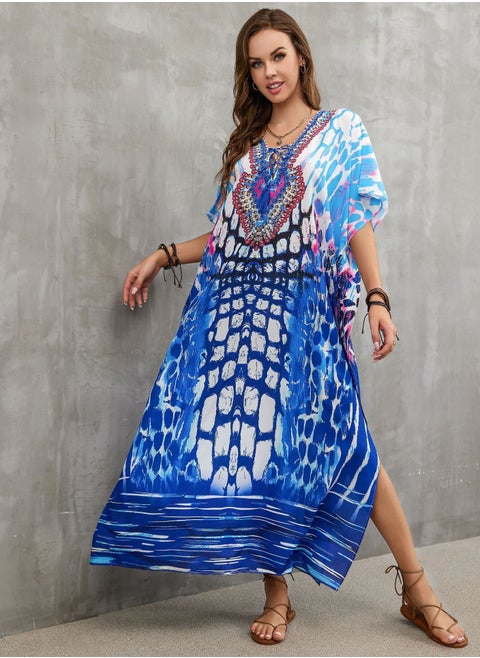 Beach Printed Robe Sunscreen Cover