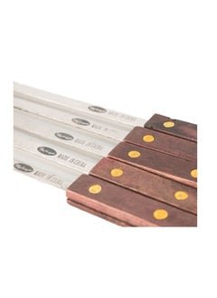 AL RIMAYA BBQ Skewers With Wood Hand 5pcs 50CM  - Image 2