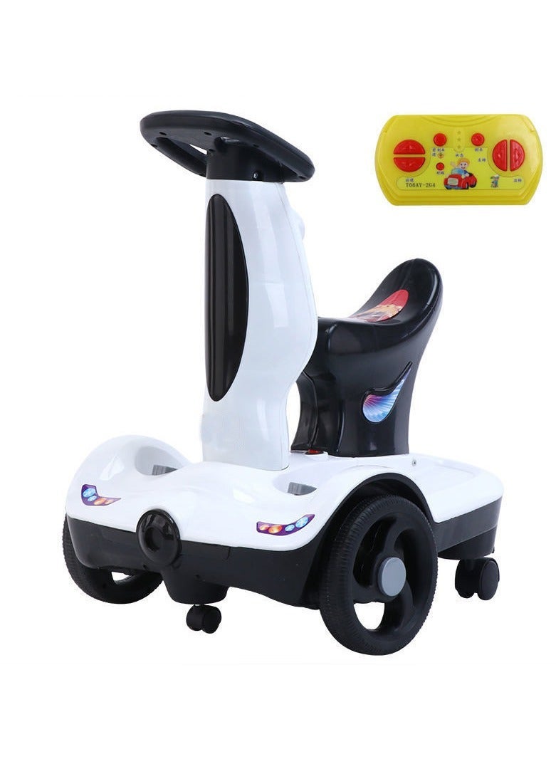 kids car electric motorbike Rechargeable rider with remote control toy stroller student scooter infant drift balance car