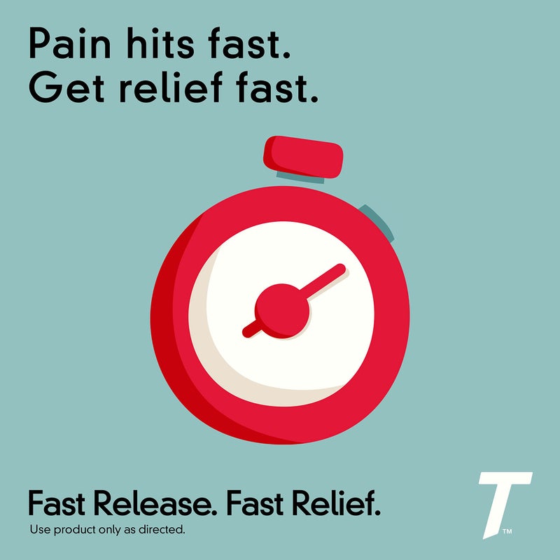 Tylenol Extra Strength Acetaminophen Rapid Release Gels, Extra Strength Pain Reliever & Fever Reducer Medicine, Gelcaps with Laser-Drilled Holes, 500 mg Acetaminophen, 50 ct - Image 3