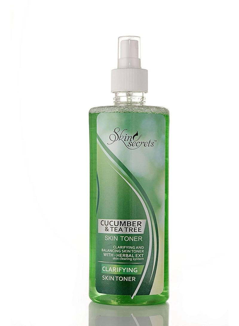 Skin Secrets Cucumber & Tea Tree Skin Toner - 500ml - Image 1