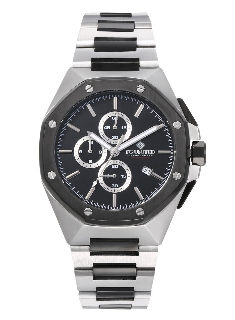 FG UNITED Primo Men’s Chronograph Stainless Steel Watch - FG9002 - Image 1