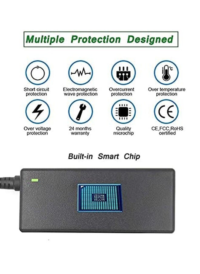 TLAXCA - 90W Univeral Laptop Charger, 15V-20V Power Supply with 10 Connectors, Compatible with 65W 45W AC Adapter for Notebook ACER, ASUS, HP, LENOVO ThinkPad, SAMSUNG, SONY TOSHIBA - Image 1