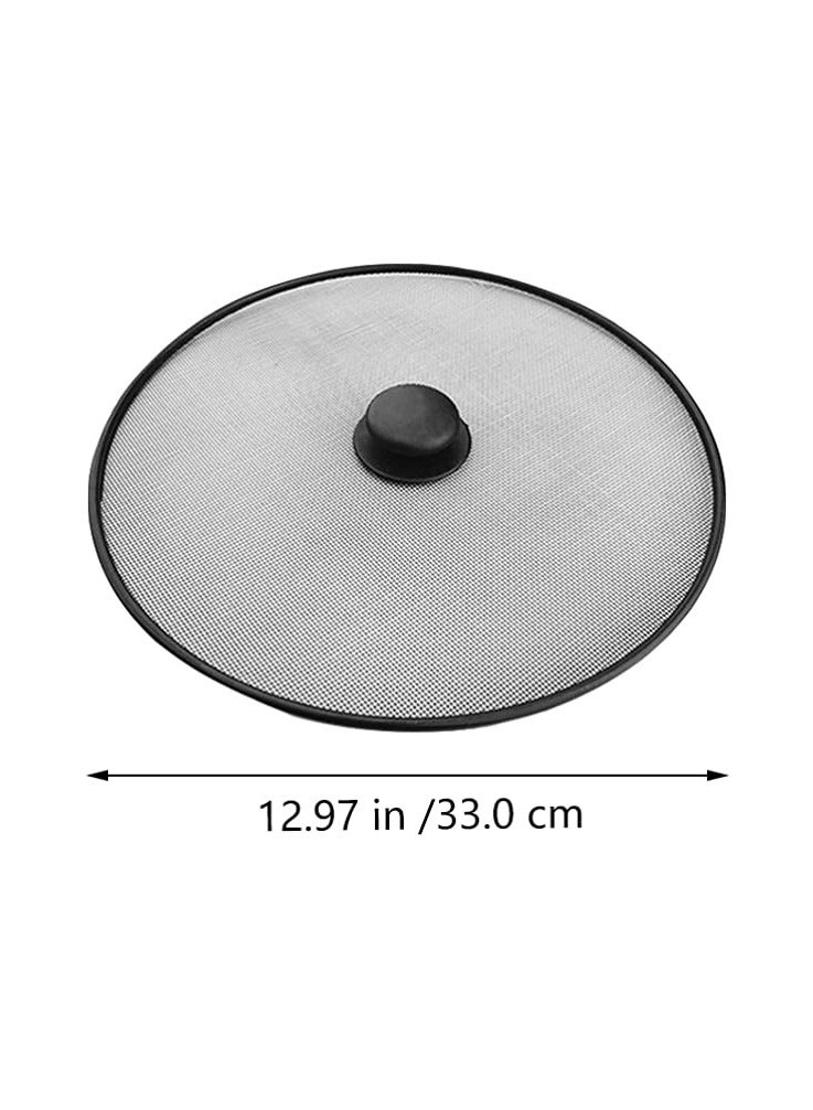 KASTWAVE 2Pcs Splatter Screen for Frying Pan Stainless Steel Fine Mesh Grease Splatter Guard Oil Splatter Screen Guard for Frying Pan Cooking Kitchen Gadget - Image 3