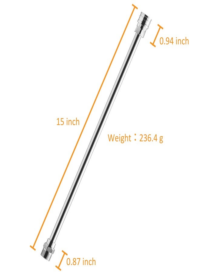 PWACCS Pressure Washer Extension Wand, Universal Lance Extension for Power Washer, Stainless Steel Replacement of Pressure Washing Extended Rod, M22 to 1/4 Inch Quick Connector - Image 4