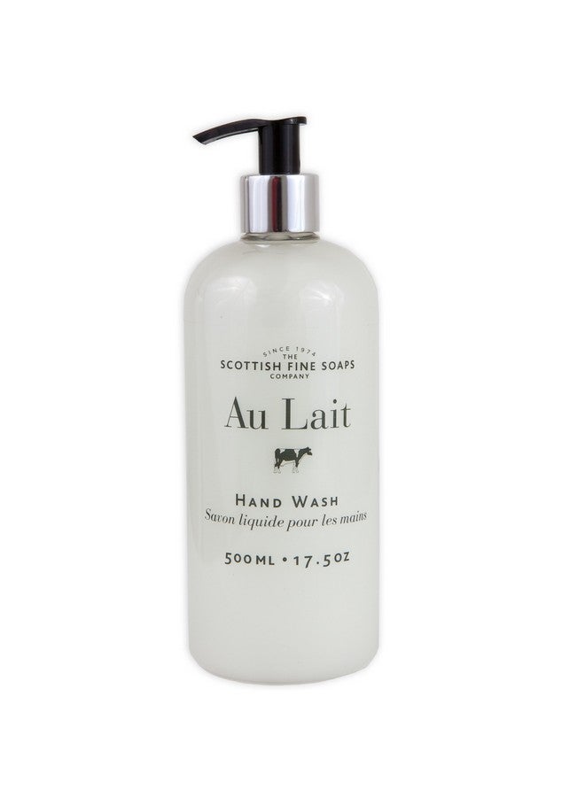 Scottish Fine Soaps Au Lait Milk Soap Hand Wash + Hand Lotion Set Large 17.5 Ounce - Image 3