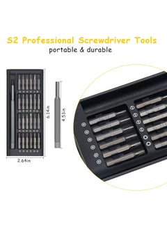 ELISCO 24 in 1 Precision Screwdriver Set with Magnetic Driver Windspeed Pocket Manual Screwdriver Tool Kit with Sliding Closure Mini Professional Repair Tools for ElectronicsWatchCameraLaptopGlasses  - Image 2