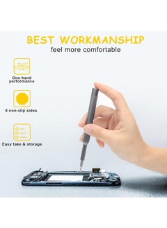 ELISCO 24 in 1 Precision Screwdriver Set with Magnetic Driver Windspeed Pocket Manual Screwdriver Tool Kit with Sliding Closure Mini Professional Repair Tools for ElectronicsWatchCameraLaptopGlasses  - Image 3